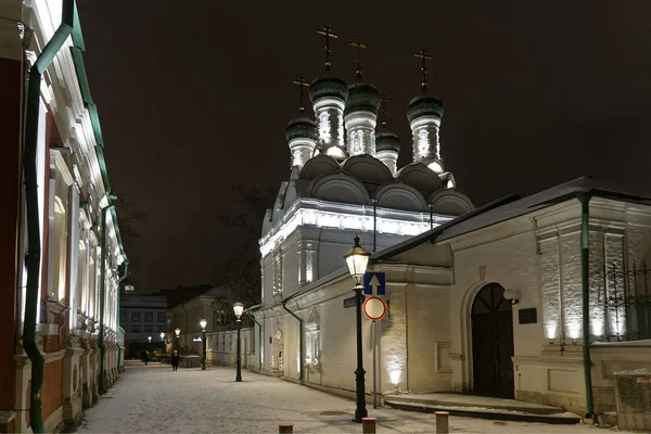Chernigovsky Pereulok Moskou December 2018 — Stockfoto