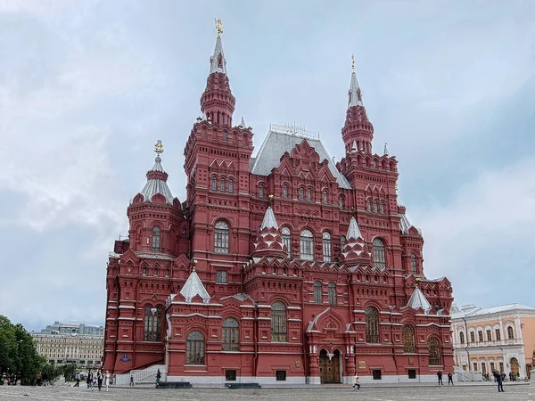 Staats Historisch Museum. Moskou. Rusland. juli 2016 — Stockfoto