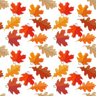 Sonbahar akçaağaç yaprakları pürüzsüz