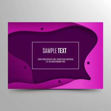 Soyut papercut şekil arka plan