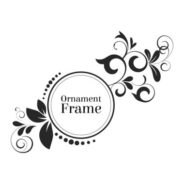 Soyut Dekoratif kaligrafik süs