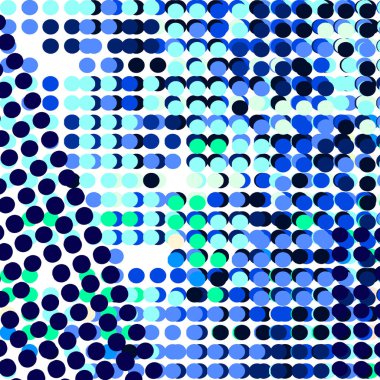 Arka plan. Benekli noktalı resim etkisi. Raster küçük resim.