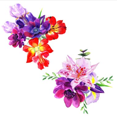 Çiçekler suluboya resim. El ile kompozisyon. Anneler günü, düğün, doğum günü, Paskalya, Sevgililer günü. Bahar. Yaz.