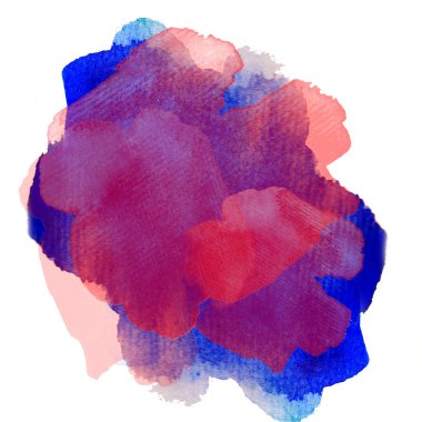   sulu boya lekeleri, soyut formları. Renk lekeleri. Tasarım için temel