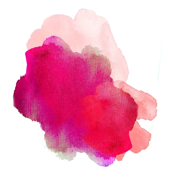 Watercolor spots, abstract forms. Color blots. Basis for design — Stock Photo, Image