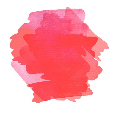 Kırmızı mavi suluboya ile leke dokulu arka plan DIY elle çizilmiş.