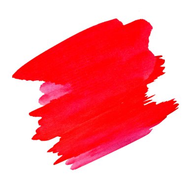 Pembe haze. Kırmızı. Soyut boya lekeleri beyaz arka plan üzerinde. Renk sulu boya lekeleri ve lekeleri