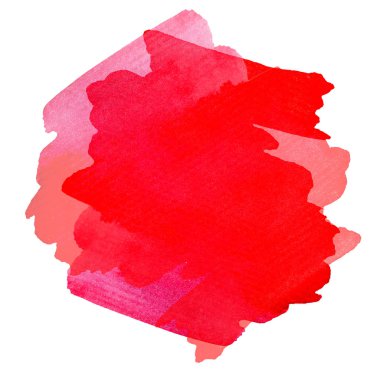 Kırmızı mavi suluboya ile leke dokulu arka plan DIY elle çizilmiş.