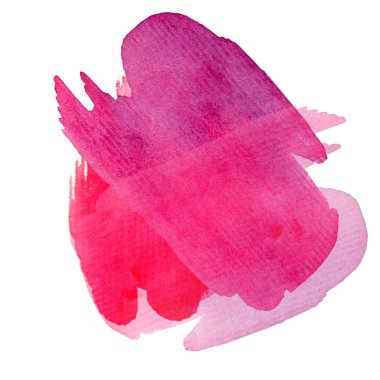  Soyut sanat el yapımı boya yalıtım. Beyaz arka plan üzerinde sulu boya leke. Set tasarımı için