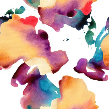 Suluboya textures. Suluboya noktalar. Sorunsuz arka plan. Dekorasyon için temel