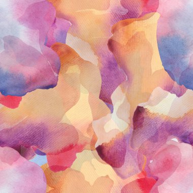 Lekeleri. Sprey. Sulu Boya lekeleri ile Seamless modeli. Suluboya arka plan duvar kağıtları, kağıt, kumaş için. Suluboya resim güzel lekeleri ile. -İllüstrasyon