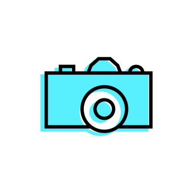 Cep dijital kamera simgesi-vektör