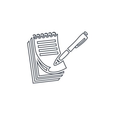 Kalem ile not simgesinin pictograph