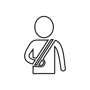 Kemik kırığı sağlık koruması-vector