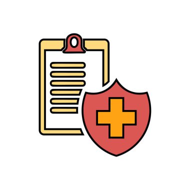 Sağlık koruma formu-tıbbi belge Işareti