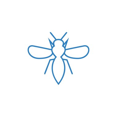 Arı böcek simgesi-vektör