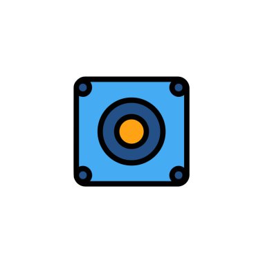 Beyaz kamera simgesi vektör