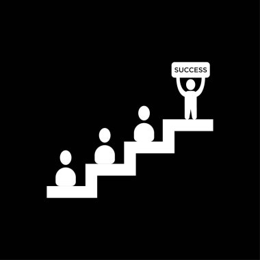 e-ticaret başarı simgesi-beyaz