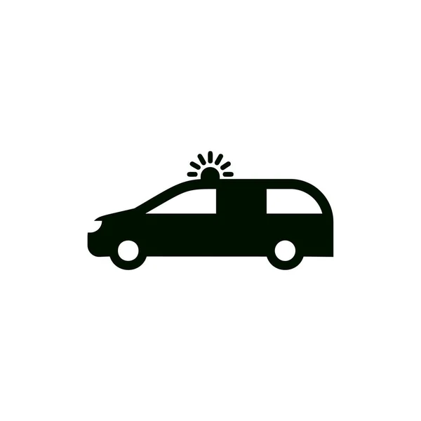 Значок Швидкої Допомоги Автомобільний Знак — стоковий вектор