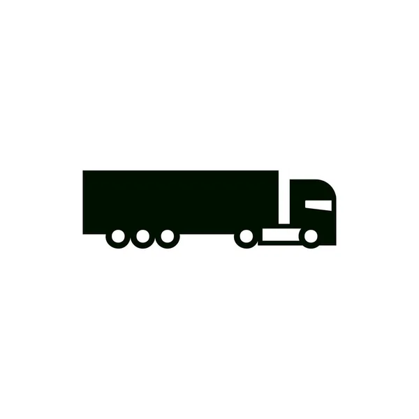 トラックベクトルアイコン トランスポートサイン — ストックベクタ