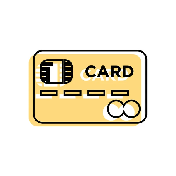 Vector Credit Card Icon — Stock Vector