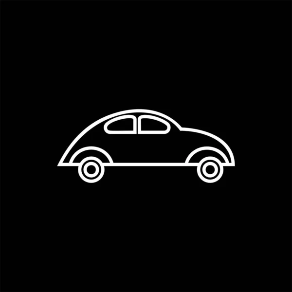 Ikona Samochodu Ilustracja Wektorowa — Wektor stockowy