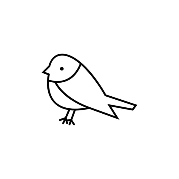 鸟图标平面 鸟向量符号的例证 — 图库矢量图片