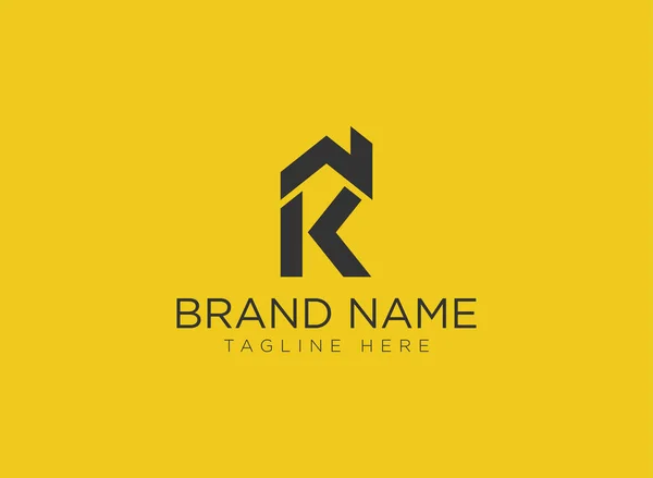 K Letter Emlak logo tasarım-gayrimenkul logosu