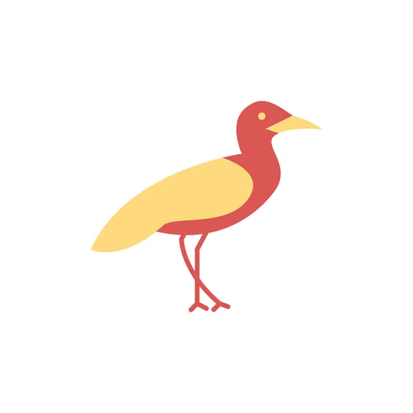 Flamingo Icon Vector Template Teken — Stockvector