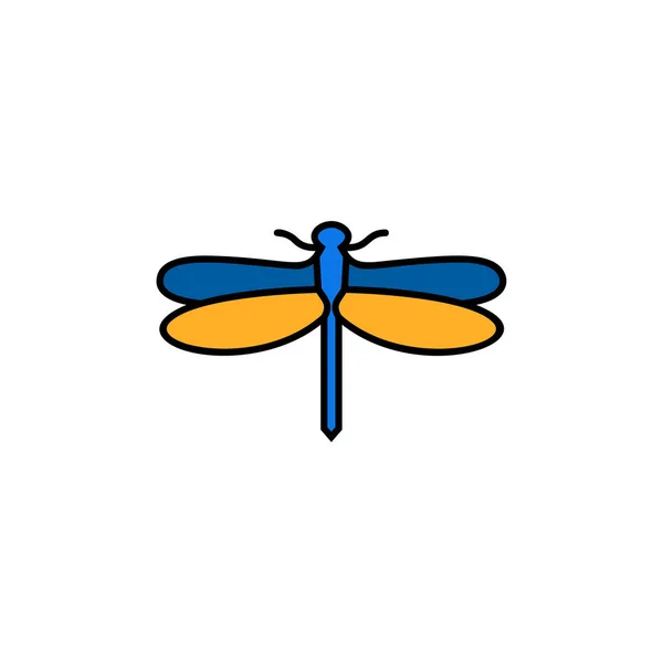 Schmetterling Symbol Vektor Zeichen — Stockvektor