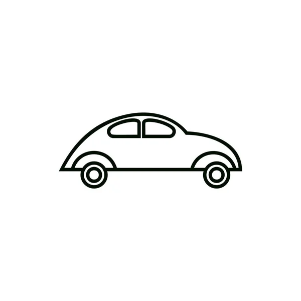 Ícone Carro Ilustração Vetorial — Vetor de Stock