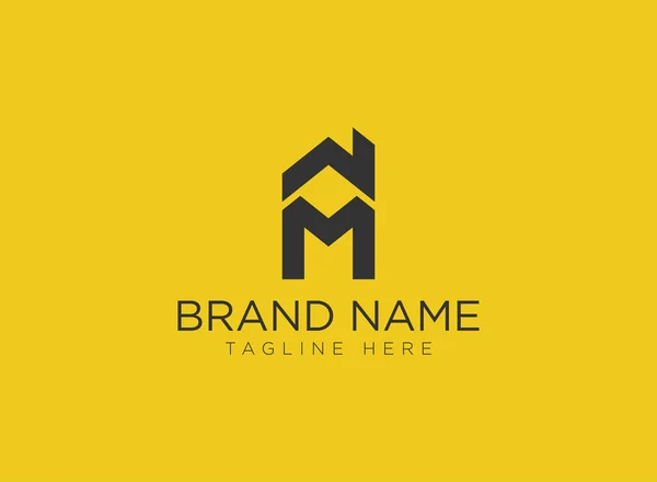 M Letter Emlak logo tasarım-gayrimenkul logosu