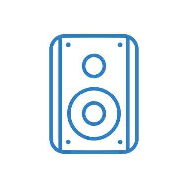 Hoparlör simgesi vektörü-bilgisayar hoparlör işareti