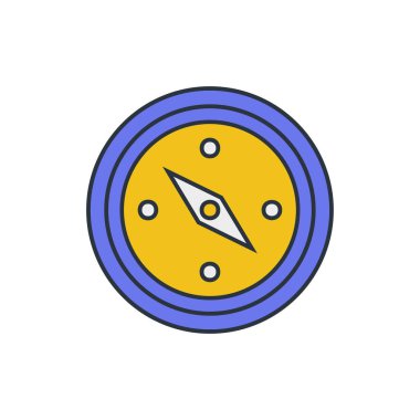 Pusula vektör simgesi-işareti