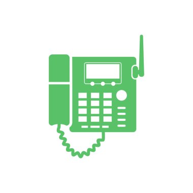Ofis telefon simgesi vektör işareti sembolü-telefon işareti