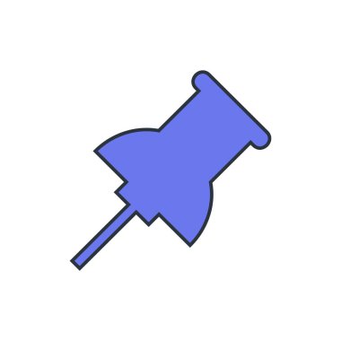 Pin simgesi vektör işareti