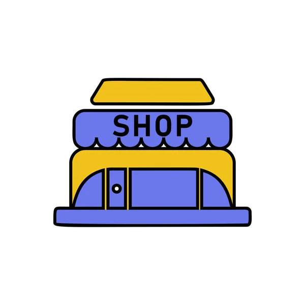 Winkel Trendy Platte Icon Winkel Teken Vector — Stockvector