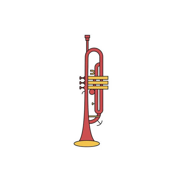 Instrumentos Musicales Icono Vector — Vector de stock