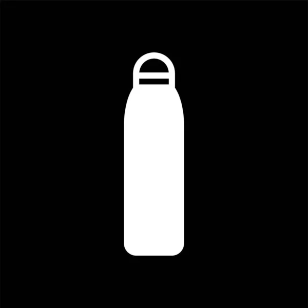 Icono Signo Botella Ilustración Icono Botella Plástico — Archivo Imágenes Vectoriales