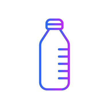 Şişe işareti simgesi-plastik şişe simgesi illüstrasyon