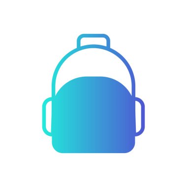 Çanta işareti simge vektör-sırt çantası işareti