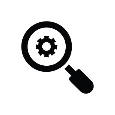 araştırma simge vektör çizim 