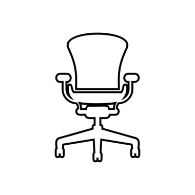 Ofis koltuğu simgesi-vector