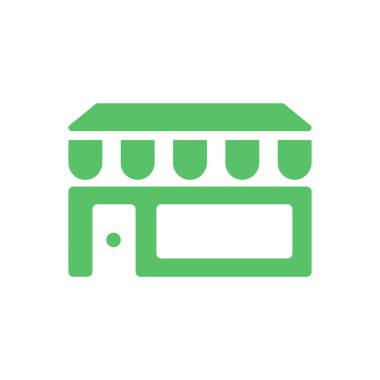 Mağaza simgesi-mağaza vektör işareti vektör