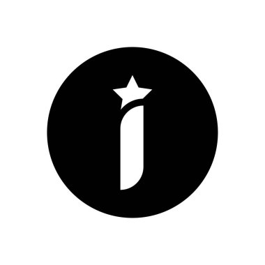 Bilgi işareti simgesi vektör-siyah