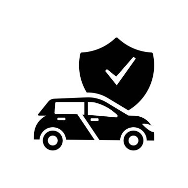 Otomatik sigorta simge vektör siyah