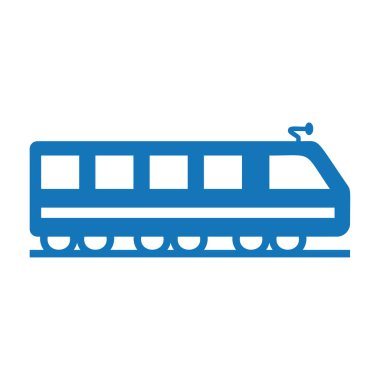 tren simgesi vektör illüstrasyonu 