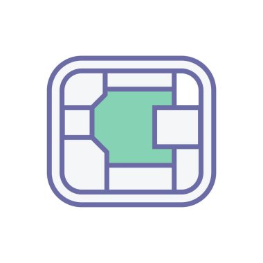 Bilgisayar yongası simgesi-çip işareti