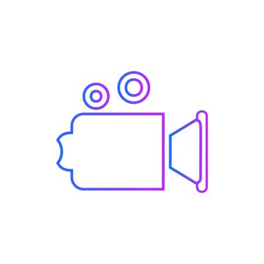 video kamera vektör simgesi