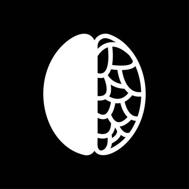 Beyin simgesi vektör-Istihbarat işareti